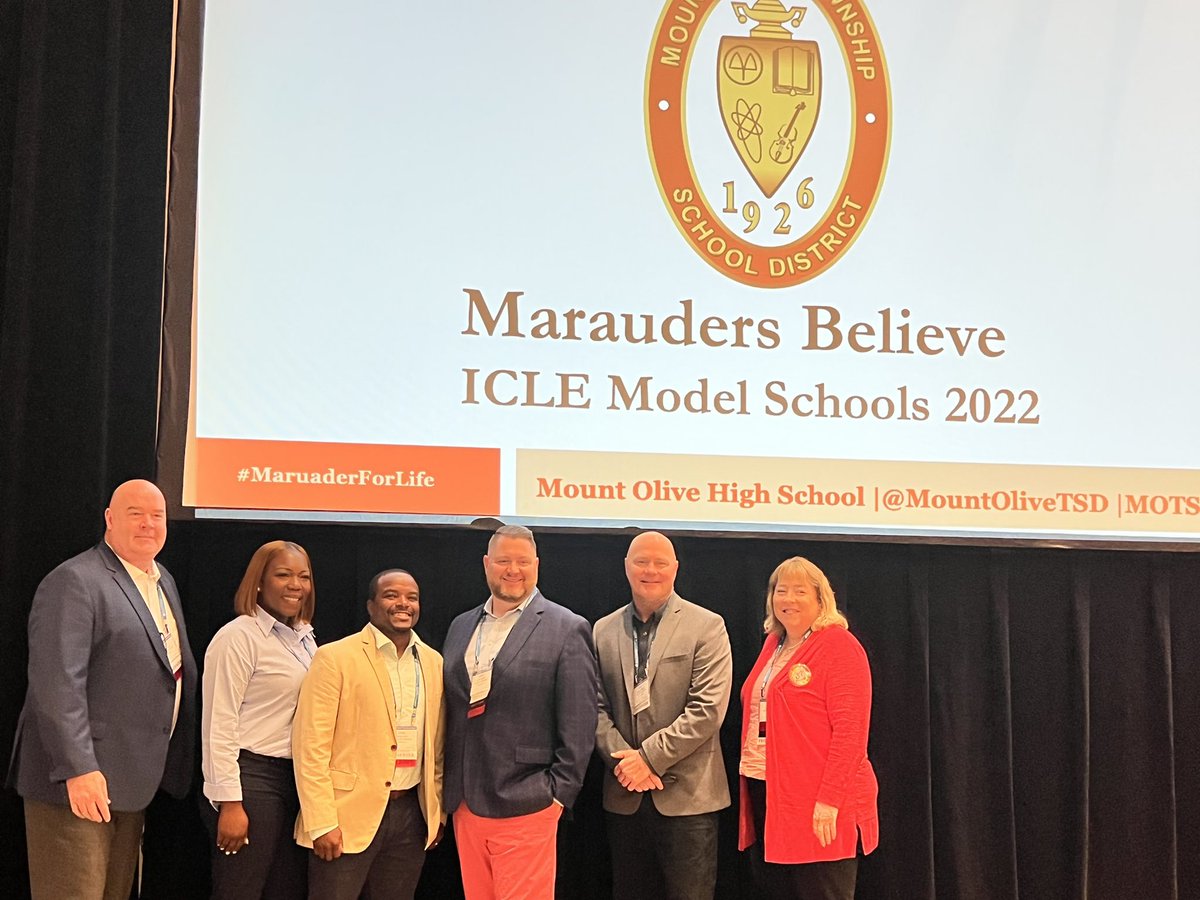 Jen1Curry's tweet image. @MountOliveTSD representing at #MCS2022 and highlighting the outstanding programs and supports for ALL students! Proud to be a #Marauder @ZywickiR @PrincipalMOHS @sharonstaszak1 @KevinRStansber1