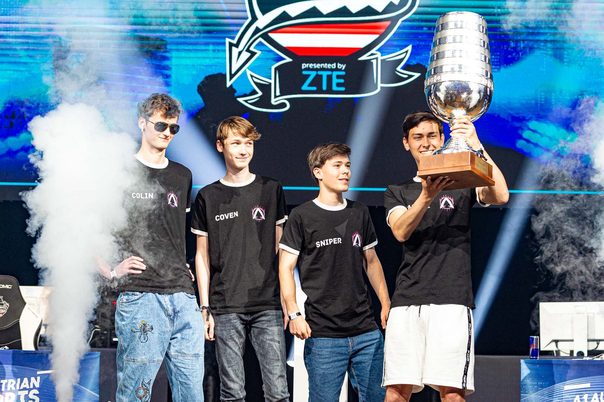 The 🇦🇹 Austrians are once again looking to win it all on their home turf. Title defenders <a href="/A1eSports_AT/">A1 eSports</a> are sending in their current champions <a href="/_AURORAESPORTS_/">AuroraEsports</a>  🔥 

🇩🇪 <a href="/colinbrawlstars/">Colin</a>
🇩🇪 <a href="/Covenbs1/">Covenbs</a>
🇪🇸🇦🇹 <a href="/Mago21_bs/">Mago21</a>
 
Can they claim victory once again? 🏆