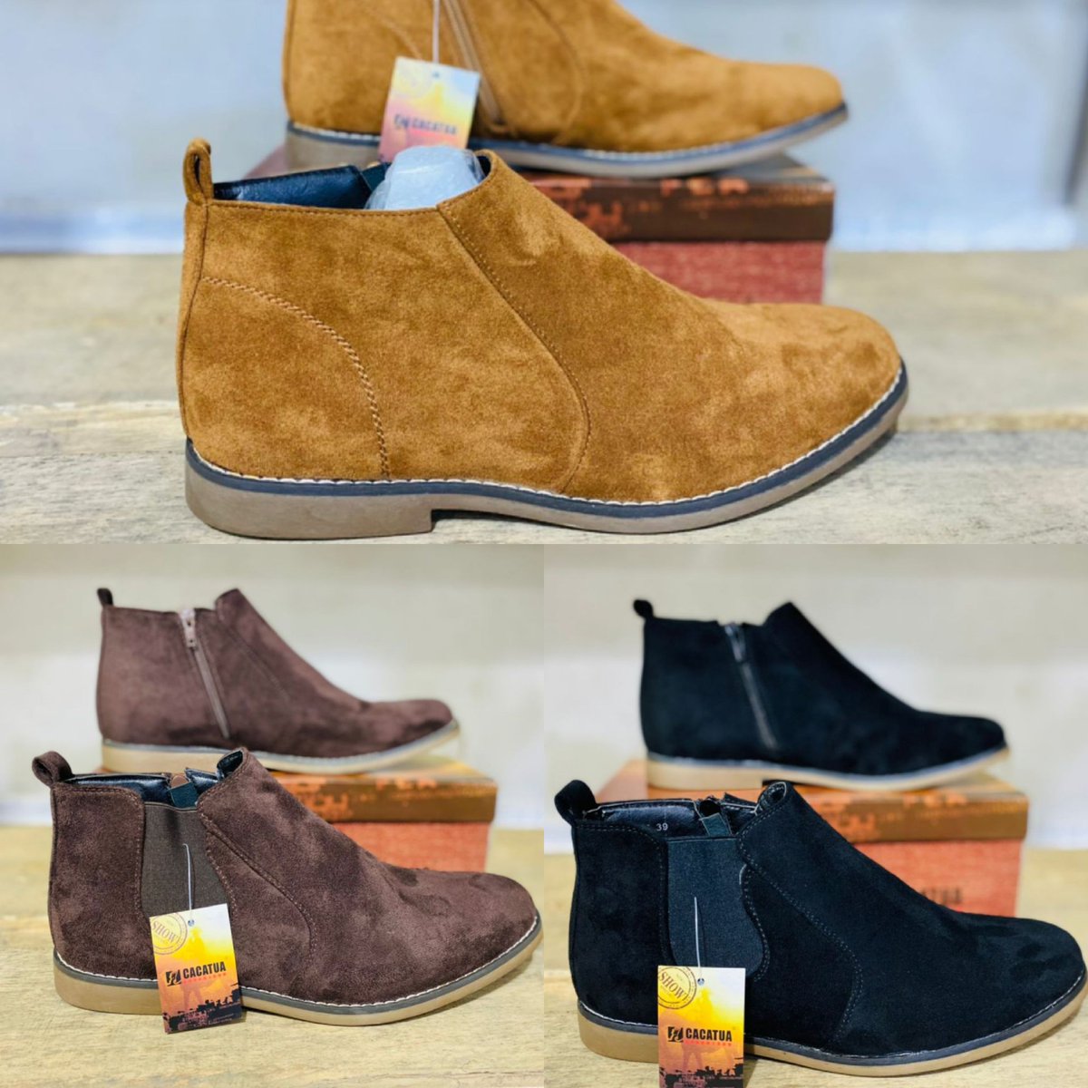 Welcome to <a href="/Fleev_Mac/">Fleev Mac 🛍</a> for all your quality clothing 👌 Jackets Shoes Shirts Dresses Jeans
078 304 0825 Harare 

Here is what we have in stock :

25usd high cut shoes for Men