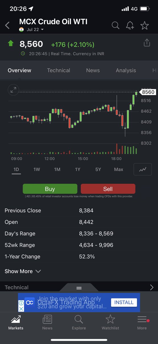 NirajDaga6's tweet photo. #Nifty & #Crude 12345 by Diwali 🪔 2022??? What say guys?. #Twittergurus pls answer https://t.co/yQCfFYjwkr