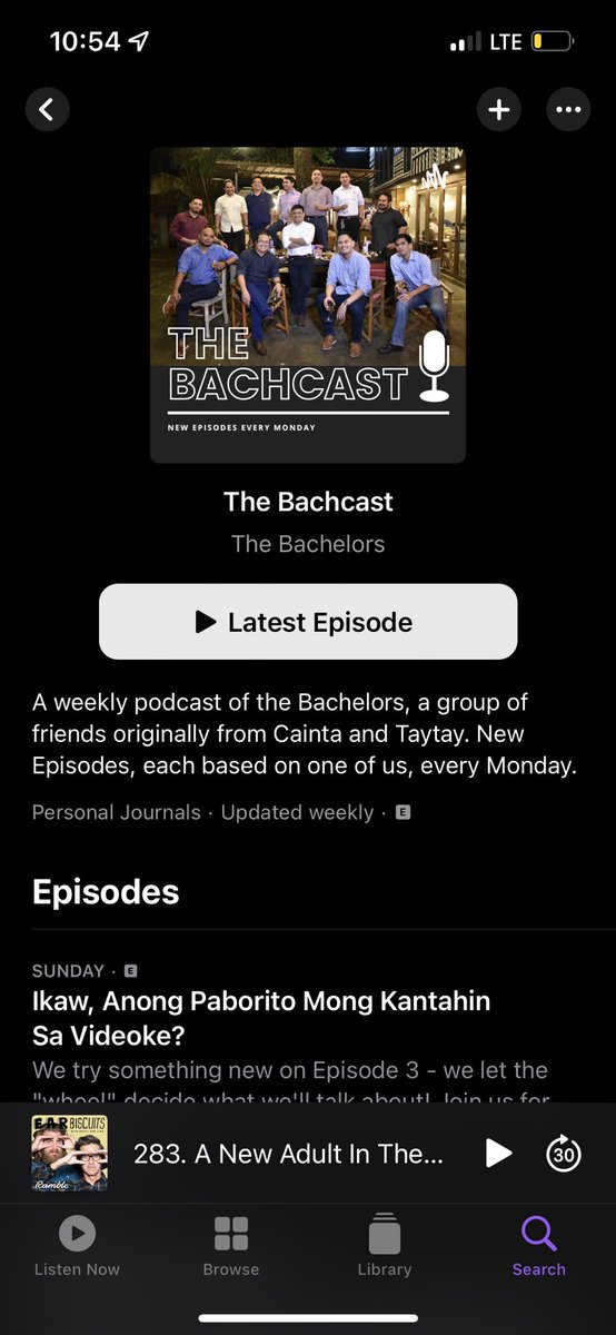 thebachcast's tweet photo. It took some back and forth with support, but The Bachcast is back on Apple Podcasts! Let’s goooo #thebachcast https://t.co/1BcUBaQM8h