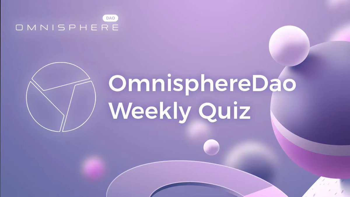 The last #Weekly Quiz Winners will be released soon ~

Pls follow <a href="/OmnisphereDAO/">OmnisphereDAO</a> and catch the latest update👈

Huge #events is upcomming❣️

TG🔗t.me/OmnisphereDaoG…

#OSPD #cryptocurrecy #CryptocurrencyNews #Web3 #Dao