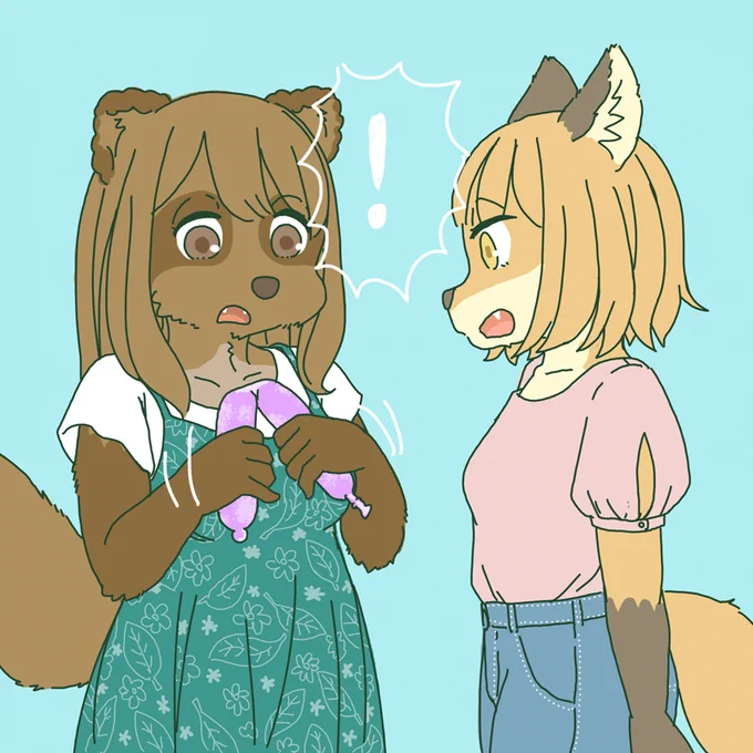 ぽっきんできなかったタヌキ 