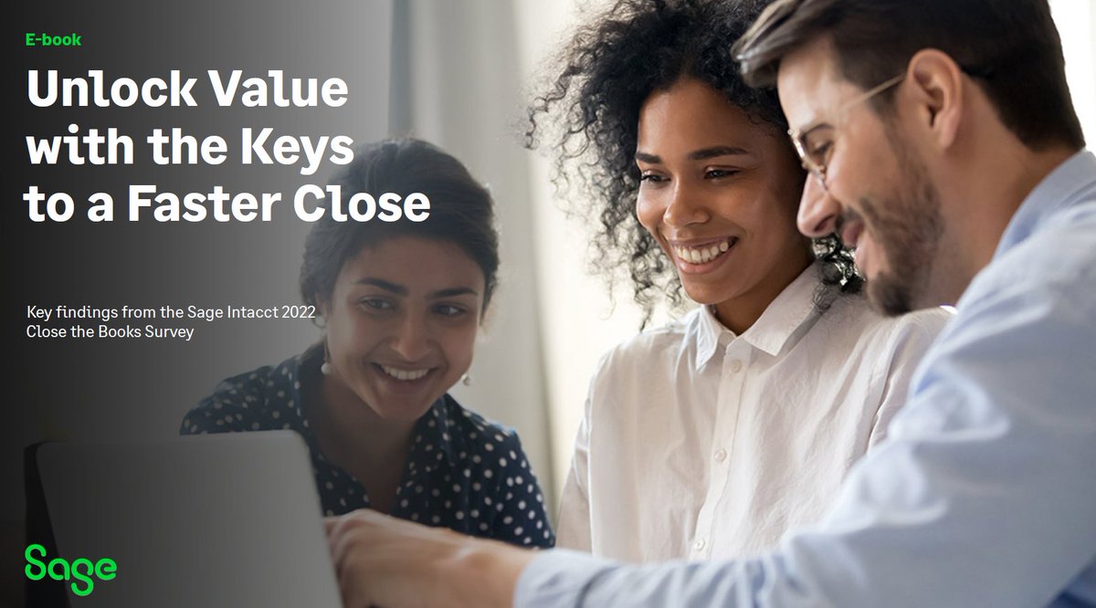 Sage 2022 Close the Books Survey reveals key strategies for organizations to attain a faster financial close bit.ly/3A7P8J9