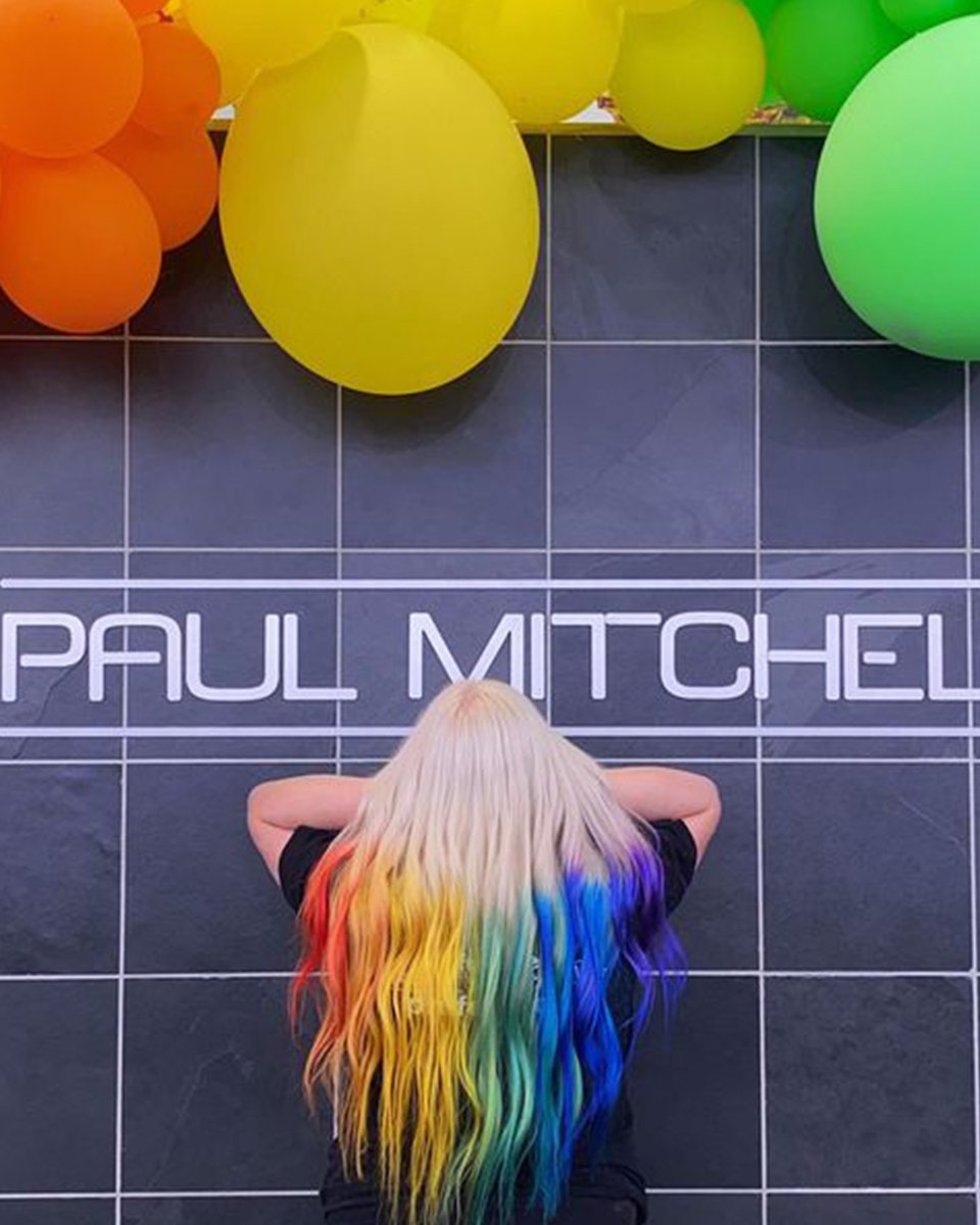 PMTSHairEx's tweet photo. Authentic, amazing and awe-inspiring. That’s how we feel about #Pride. 🌈 🎨❤️🏳️‍🌈 
📸: Paul Mitchell The School Columbus 2021 Cosmetology Alums @ carrie_mariee and @huntergutierrez.l https://t.co/5E0gDvs8ZH
