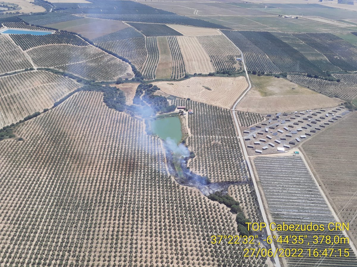 Plan_INFOCA's tweet photo. 🔴 FALSA ALARMA en #IFLucenaDelPuerto, #Huelva. No intervienen medios
🔴 DECLARADO #IFBeas, #Huelva. Medios desplegados: 9 #BomberosForestales,1 #AAMM y 1 autobomba. 📸 La imagen corresponde a #IFBeas https://t.co/X9rtVd8yrV