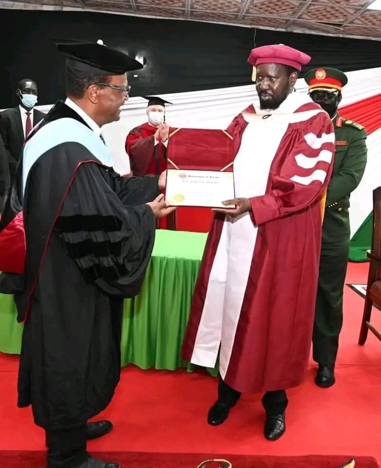 Congrats my President Dr. Salva Kiir Mayardit for the Honor.
