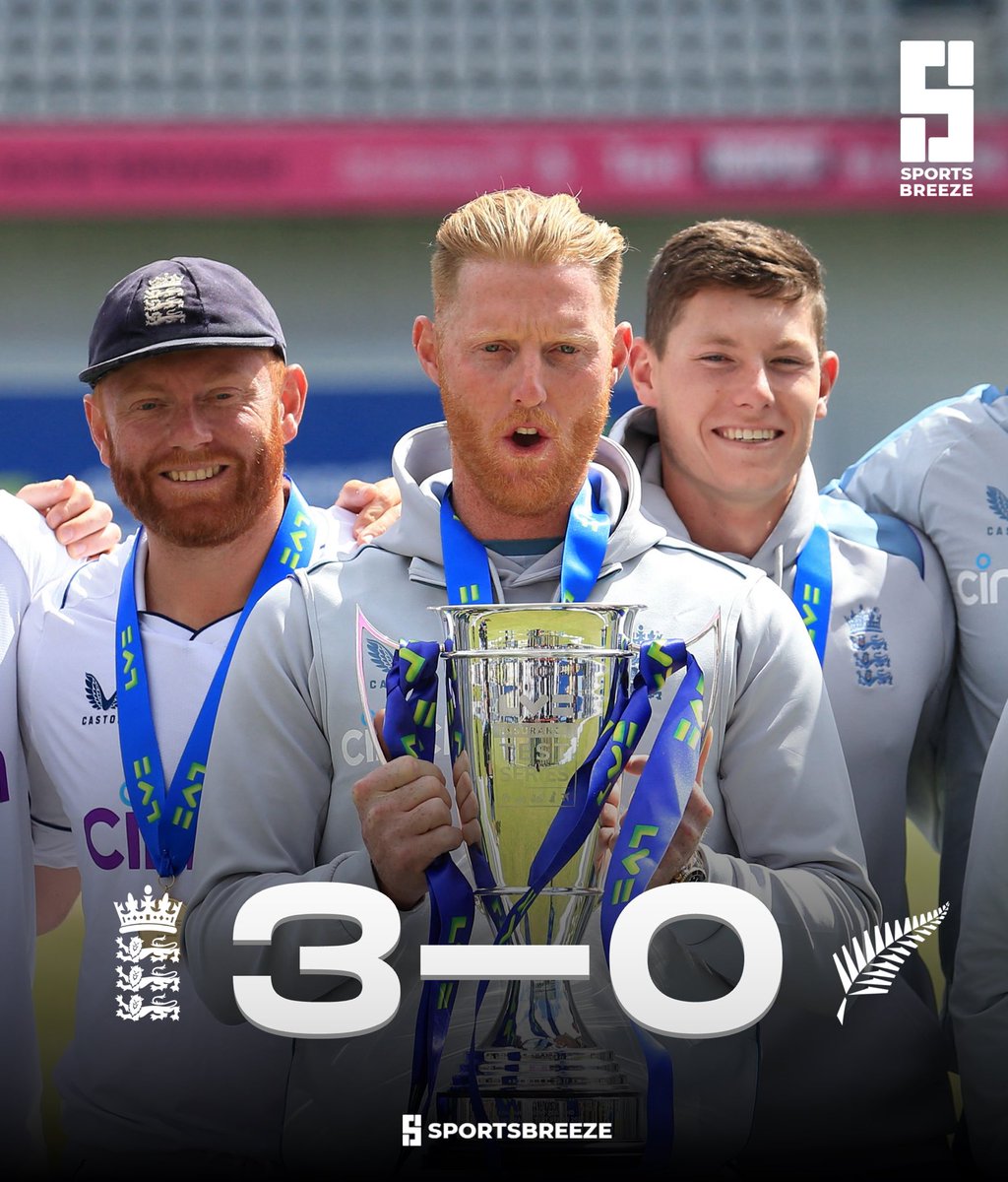 World Test Champions have been white-washed by the home side England 🏴󠁧󠁢󠁥󠁮󠁧󠁿🔥

#englandcricket #englandcricketteam #newzealandcricket #newzealandcricketteam #engvnz #benstokes