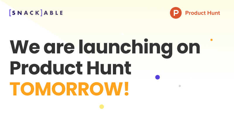 marijay's tweet photo. Tomorrow, we’re bringing @SnackableAI to the world of @ProductHunt! Big day for making long video and audio recordings transparent and useful. We’ll let you know when we’re live. In the meantime, check out other amazing tech on https://t.co/deq85cbIQA
#launch #producthunt #ai https://t.co/FPOqVir7zg
