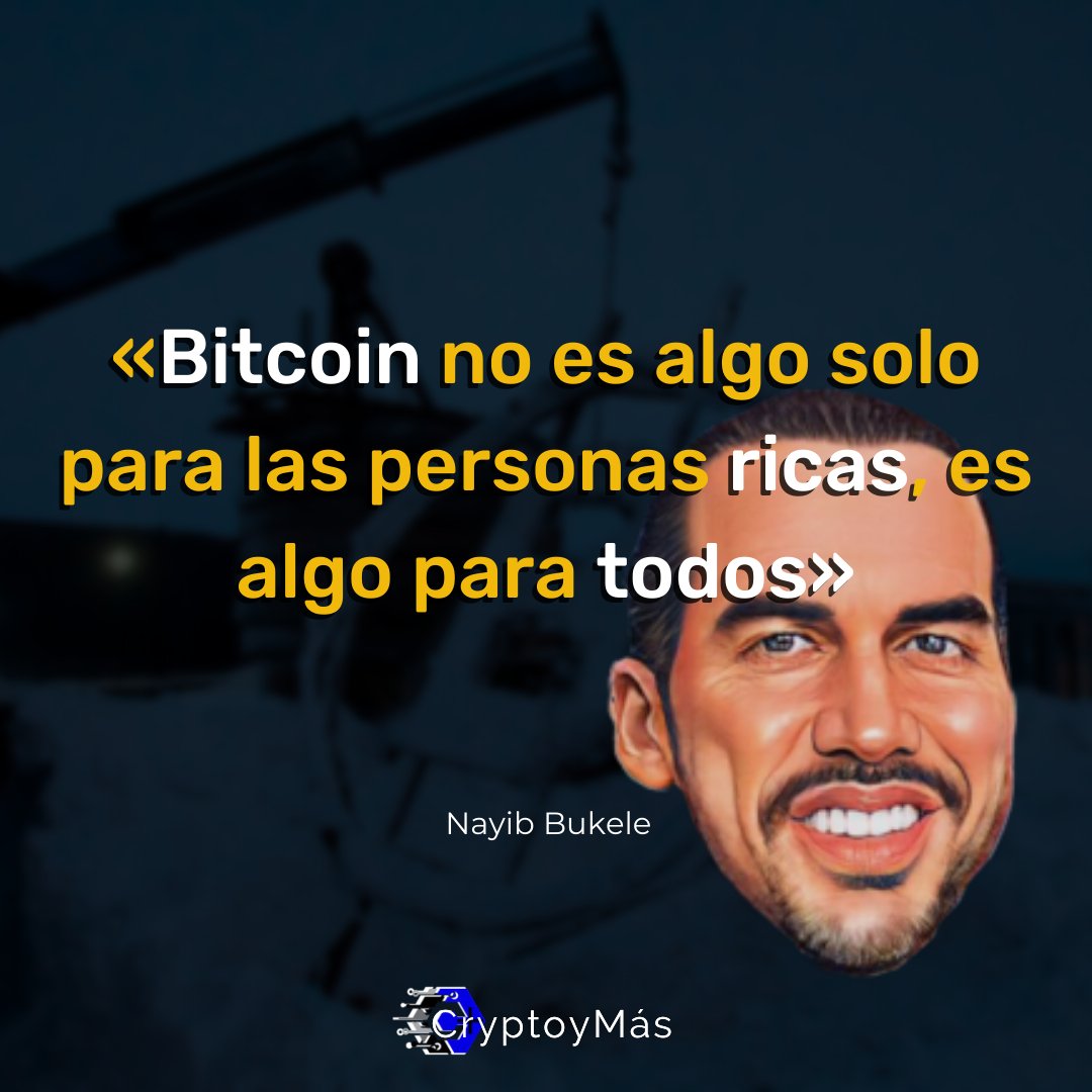 MariRFuentes's tweet photo. Este hombre está haciendo casi lo imposible para que la adopción #CRIPTO.

¿Qué opinas del pensamiento de @nayibbukele ?

¡Te leo!👀

#Criptomonedas

No                              SI
👇                              👇 https://t.co/PeYjibYNqR