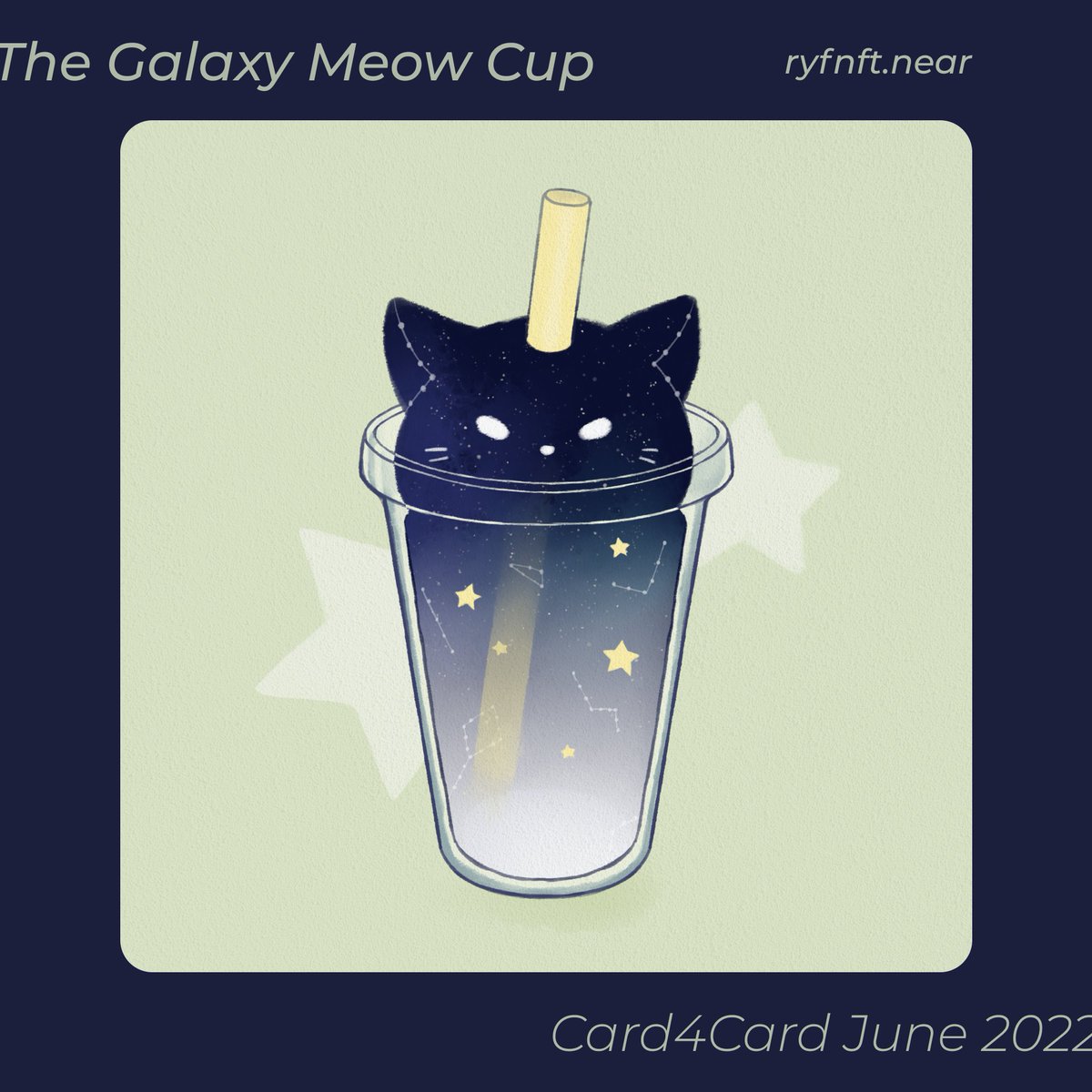 ryf_nft's tweet image. 🖤The Unknown Cup #C4C with Meow is back!
on @ParasHQ 

🐱 The Galaxy Meow Cup 
🌟Special Card4Card Event
มารับน้องเหมียวอวกาศกันได้น้า น้องนุ่มฟู 0.01N เท่านั้น!

🔗paras.id/token/x.paras.…

#NFT #NFTCommunity #NFTTHAILAND #PARASnft  #paras #nearNFTs #Card4CardJune2022 #Card4Card