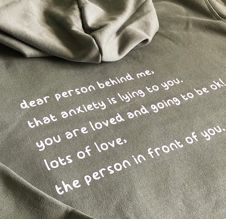 Person_BehindMe's tweet photo. Hi, My name is Peter I have battled Mental Health issues on and off for many years. I know how a simple message can brighten the darkest of days. That’s why I have designed and printed these Hoodies and T-shirts. 

The Hoodies cost £25 with £5 going to a Mental Health Charity https://t.co/t3AxYIUaqx