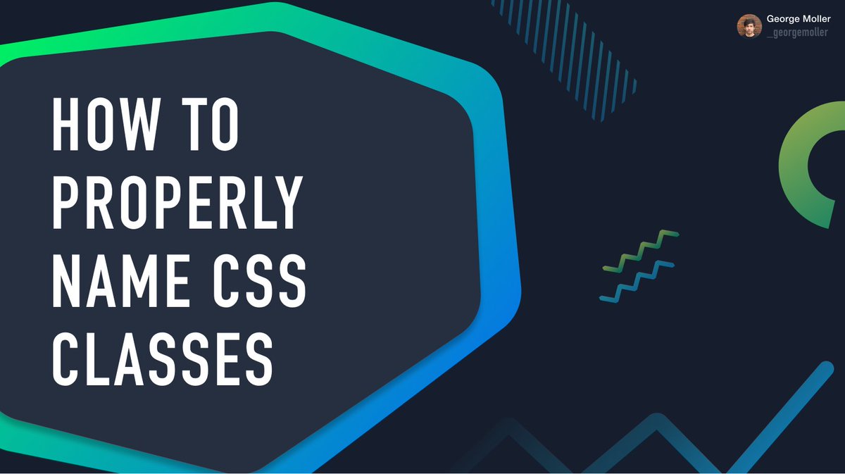 Quick guide on how to properly name CSS classes 🧵 Thread 👇 - Thread ...