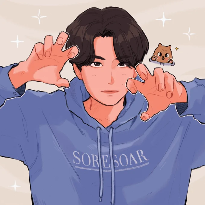 Good morning ! Here is Hannie :) 
#hanjisung #straykidsfanart #skz 