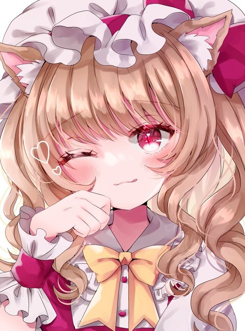 ねこフランちゃん #東方 #東方Project #フランドール・スカーレット https://t.co/F4LrnKh0Ax 