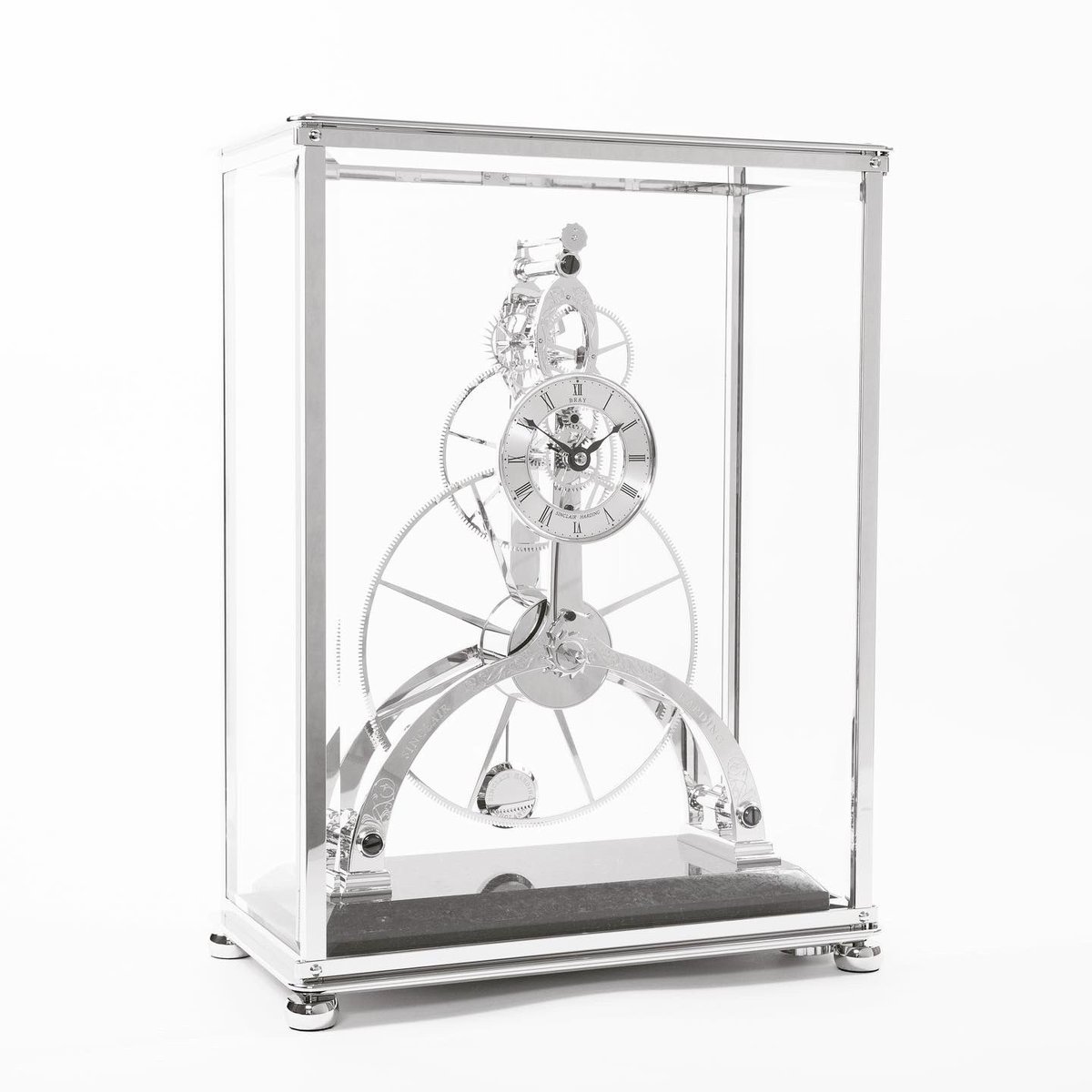 sinclair_uk's tweet photo. Sometimes we forget how elegant our Great Wheel Skeleton clock is 🔥😍 #clockmakers #madeinyorkshire #granite @lowesmarble @AHCI_Updates https://t.co/QXWCEJwaGj