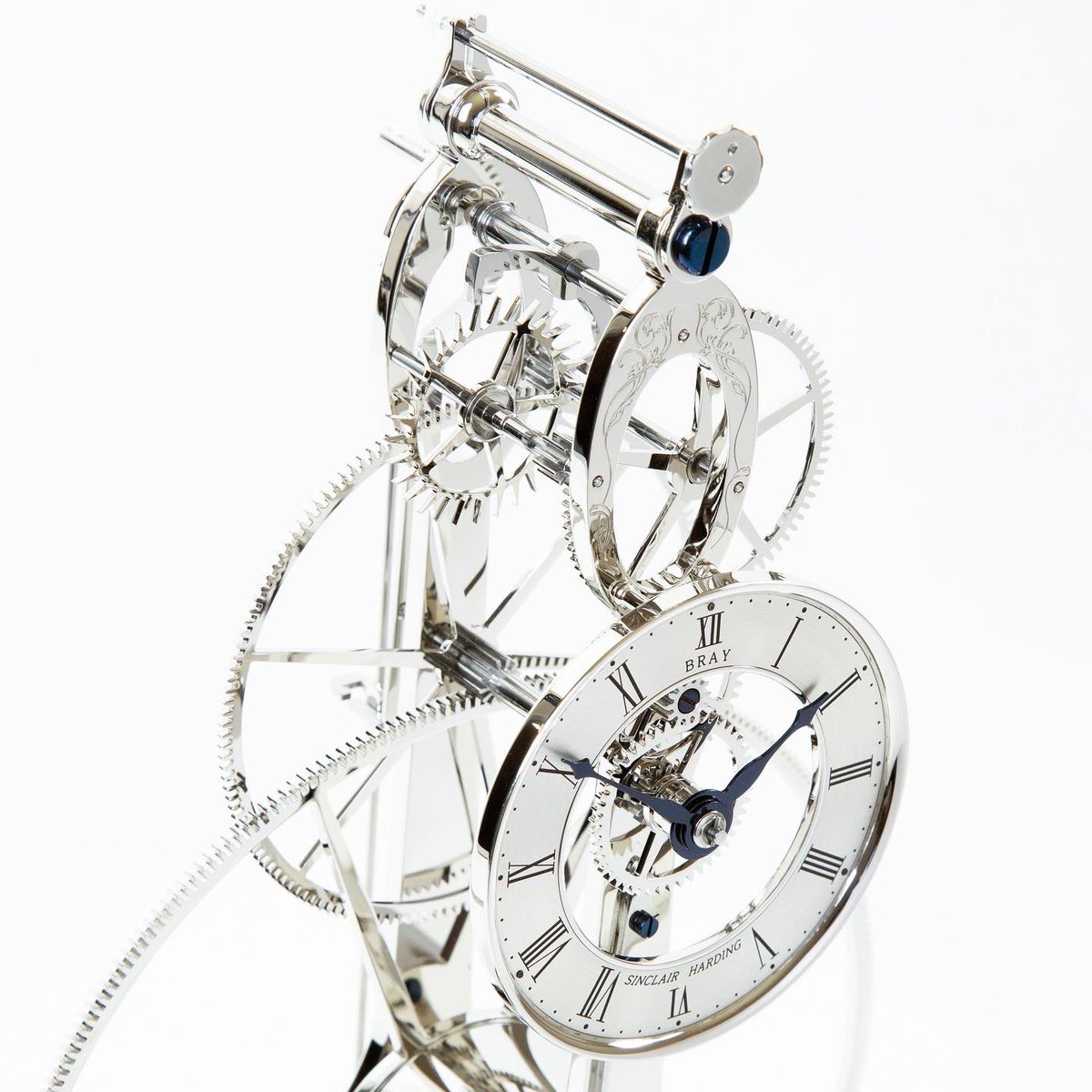 sinclair_uk's tweet photo. Sometimes we forget how elegant our Great Wheel Skeleton clock is 🔥😍 #clockmakers #madeinyorkshire #granite @lowesmarble @AHCI_Updates https://t.co/QXWCEJwaGj