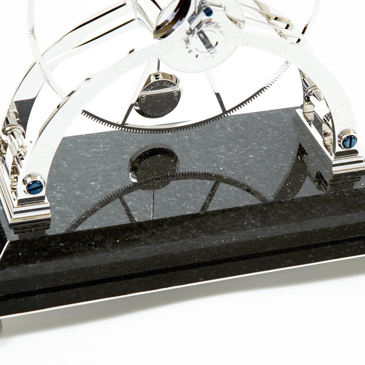 sinclair_uk's tweet photo. Sometimes we forget how elegant our Great Wheel Skeleton clock is 🔥😍 #clockmakers #madeinyorkshire #granite @lowesmarble @AHCI_Updates https://t.co/QXWCEJwaGj