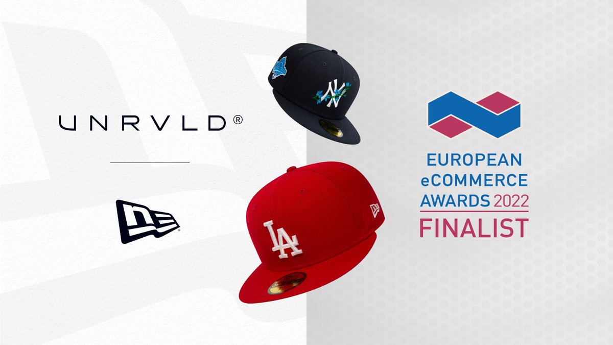 UNRVLD has been shortlisted as a finalist at the European eCommerce Awards 2022!

Our work with <a href="/NewEraCap/">New Era Cap</a> is shortlisted for the ‘European fashion / apparel or footwear eCommerce website of the year.’

We look forward to the #EUeComAwards in September.
> bit.ly/3QPTlqG