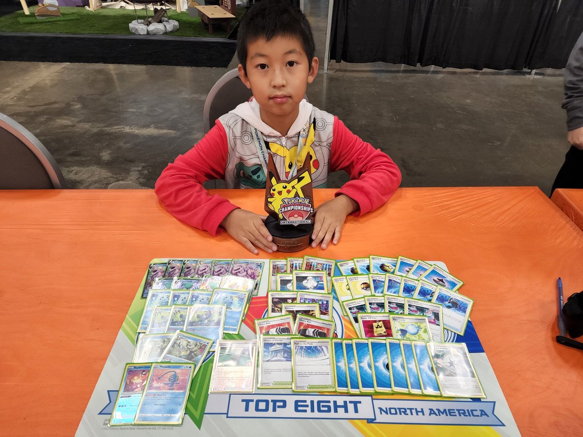 MarkDizon's tweet photo. Started coaching @roadto350 during the pandemic and they were in Asia.
First regional coaching him in person he makes top 8. Second event he top 4s the North American Internationals.
Gave him the deck the day before. So proud him. Excited see what more we can accomplish together https://t.co/m0aDwGYHk0