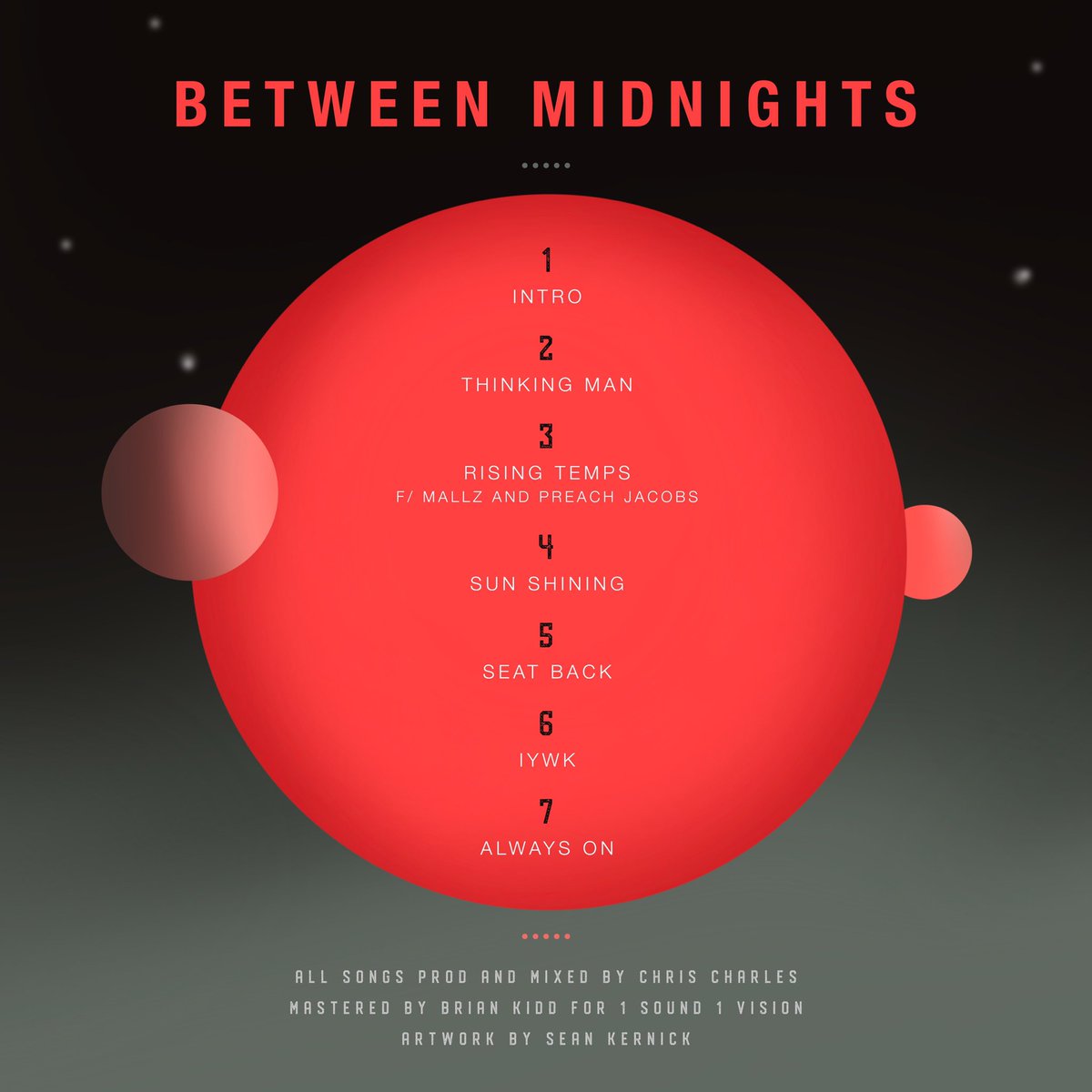 SeanBoog's tweet photo. July 5th. #betweenmidnights
Prod/mixed by @photoninja357
Artwork by @seankernick
Mastered by @mixengineerk1dd
Rising Temps F/ the homies @mallzini and @preachjacobs โ๏ธโ๏ธโ๏ธโ๏ธโ๏ธ https://t.co/ZGlUkK8Cry
