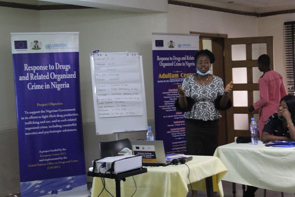 'Dependency is a serious health challenge; #DPTC training has made me realize that drug use is a health issue and should be treated as such, and it affects families too' - Police Officer
#WDD2022 #CareInCrises #SayNoToDrugs  @UNODC_Nigeria @EUinNigeria @SIRPNig @advotainment