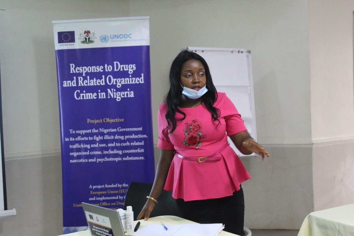 Everlovly's tweet photo. "Dependency is a serious health challenge; #DPTC training has made me realize that drug use is a health issue and should be treated as such, and it affects families too" - Police Officer
#WDD2022 #CareInCrises #SayNoToDrugs @UNODC_Nigeria @EUinNigeria @SIRPNig @advotainment https://t.co/9AQQ5wYRkY