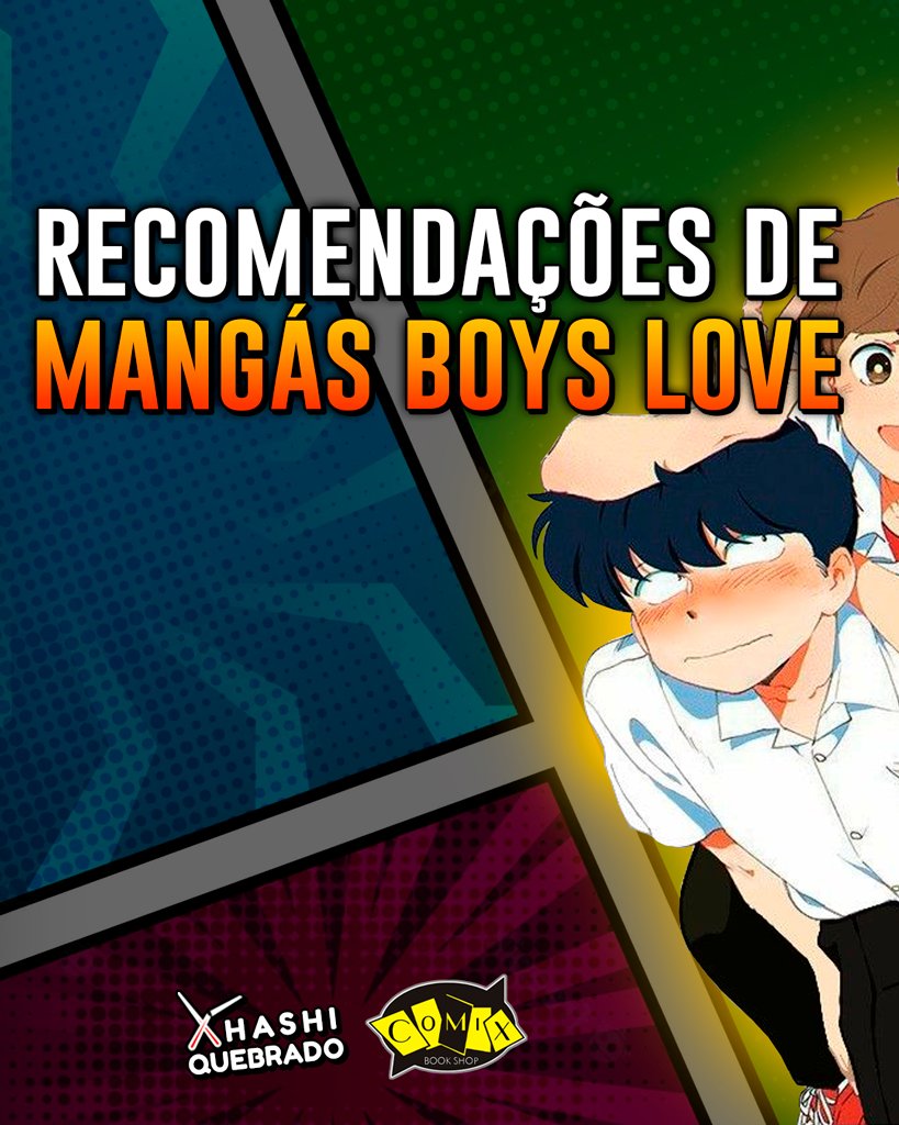 comicsempromo's tweet photo. Em comemoração ao mês do Orgulho LGBTQIA+, convidamos o pessoal do @HashiQuebrado para trazer para vocês algumas recomendações de obras que trazem romances boys love já publicados no Brasil

Vem ver: https://t.co/syar9flh2m https://t.co/uXQsgMRrxb