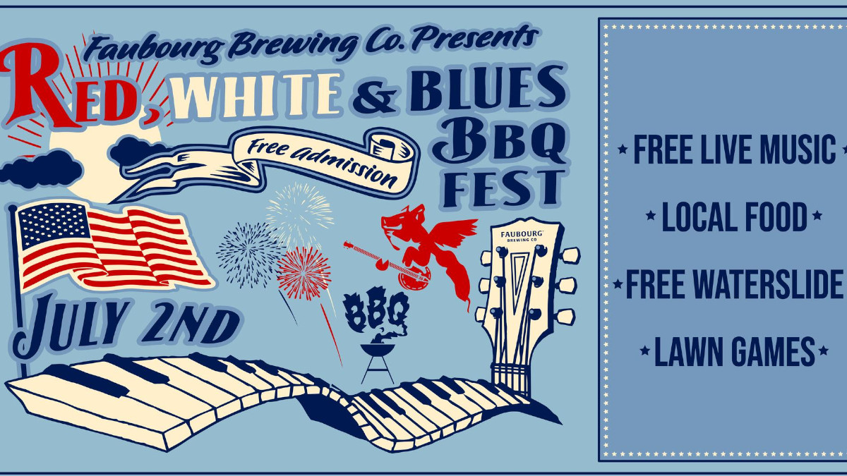 NewOrleansLocal's tweet photo. Faubourg Brewing Co. is bringing the best parts of a backyard 4th of July party to our brew park! 

Learn more:
https://t.co/2PmWyIUhL3

#NewOrleansLocal https://t.co/H5XBdMRCzM
