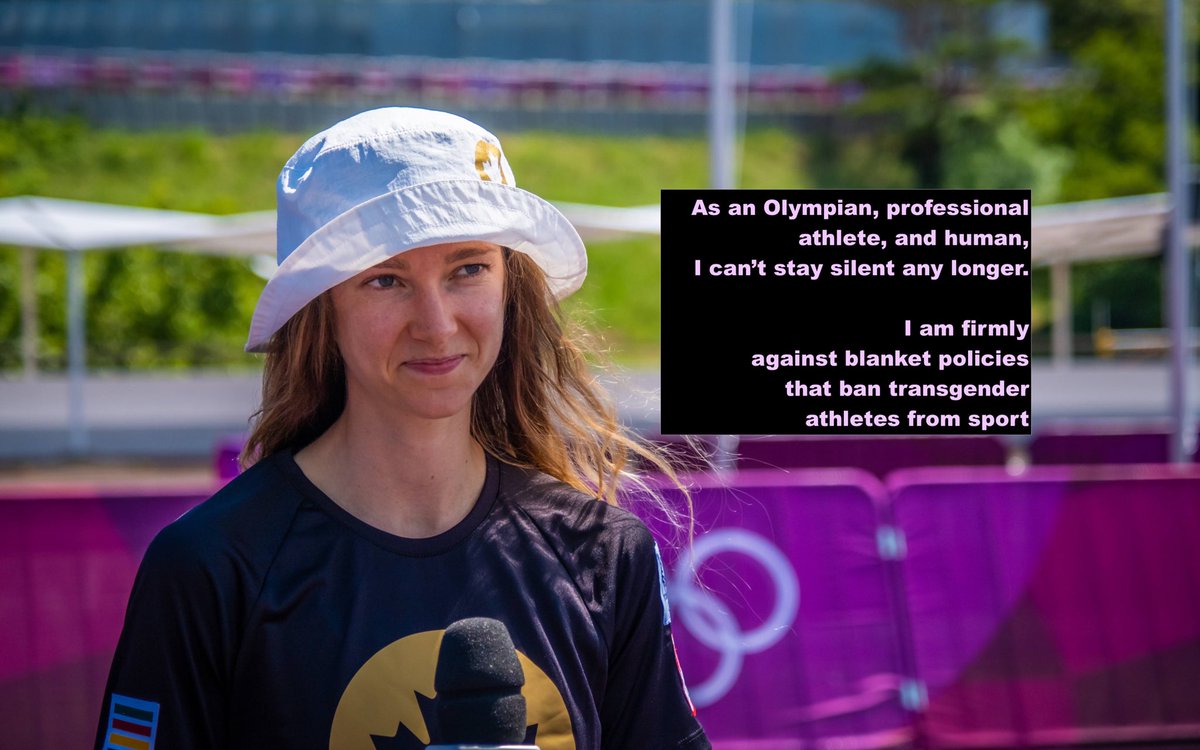 hale_smith's tweet image. It’s passed time to speak up. As an Olympian, professional athlete, and human, I can’t stay silent on this issue any longer. 
I am firmly against blanket policies that ban transgender athletes from sport. 
In-depth thoughts here: haleyhuntersmith.com/blogs/inclusio…
📸: CBC