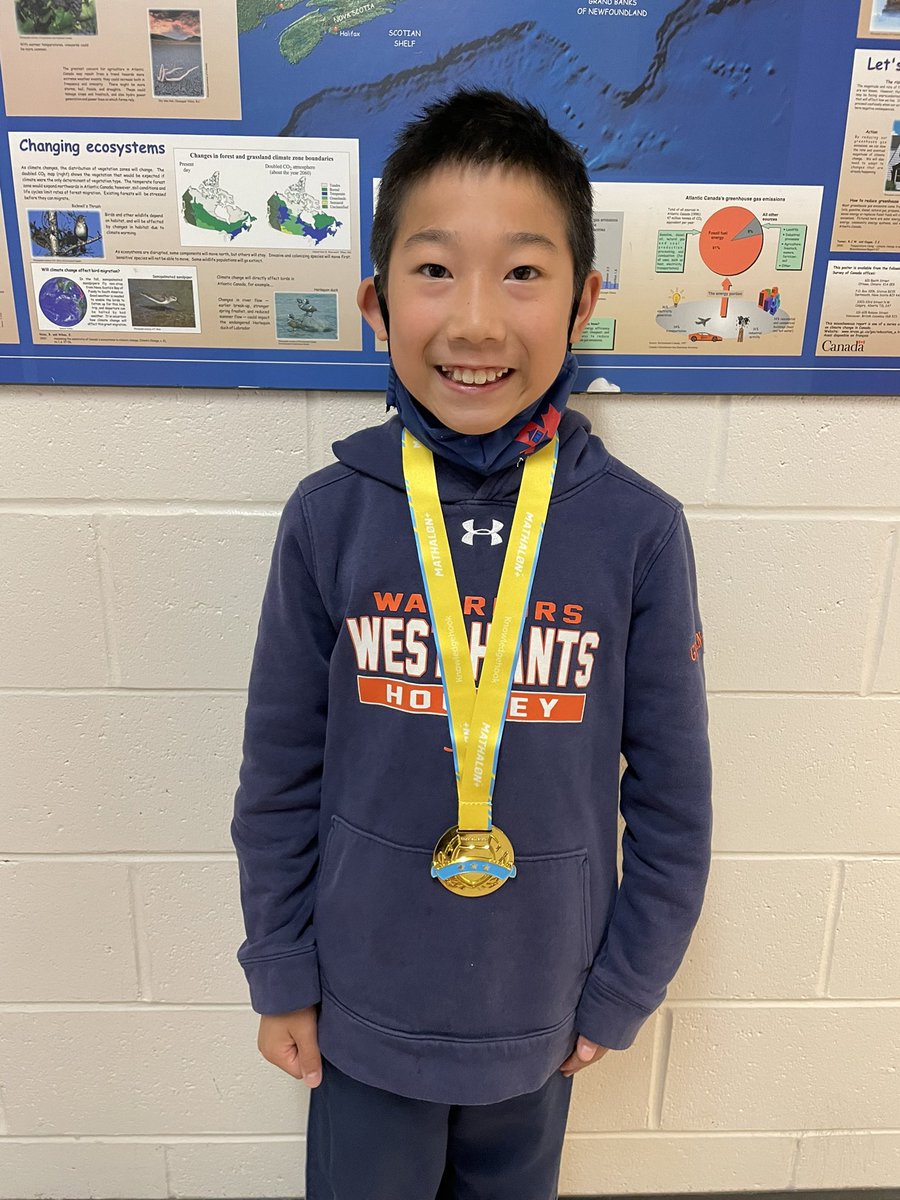 A medal from @knowledgehook- so proud of this math enthusiast! #mathisfun @AVRCE_NS @weschoolns