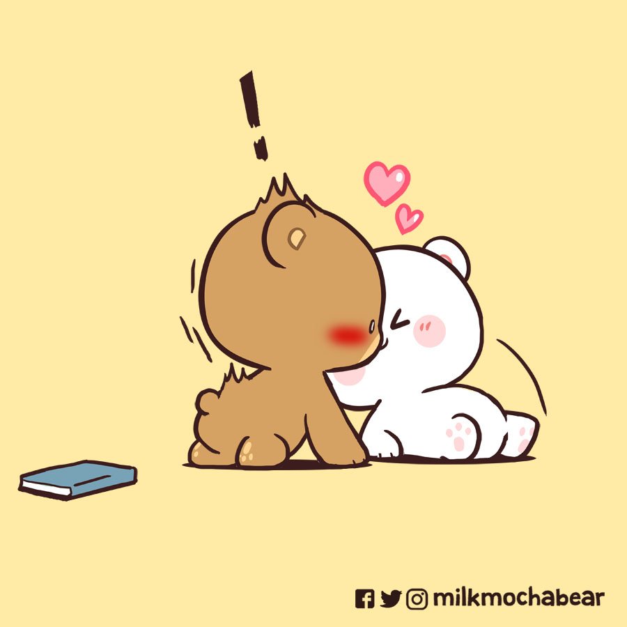 「😚❤️
---⠀⠀
Feel free to mention your lov」|Milk & Mochaのイラスト