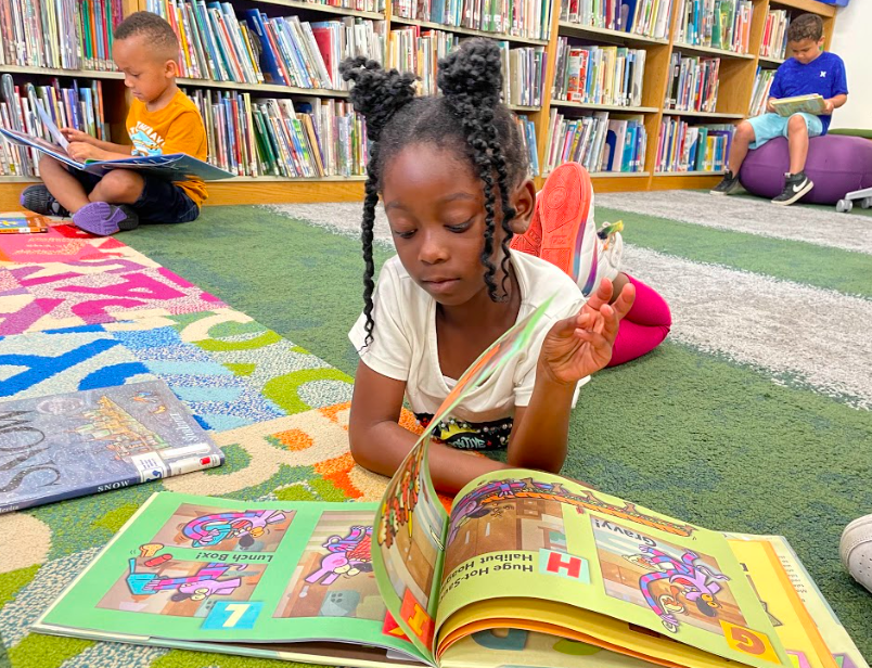HorizonsSRES's tweet photo. During our six-week program, our Horizons students are making 2-3 months of gains in math and literacy! We love seeing their joy of learning and reading each and every day #INlovesreading #6weeksofhappiness 📚 ✏️ 💚 https://t.co/kjAm4IDIh3
