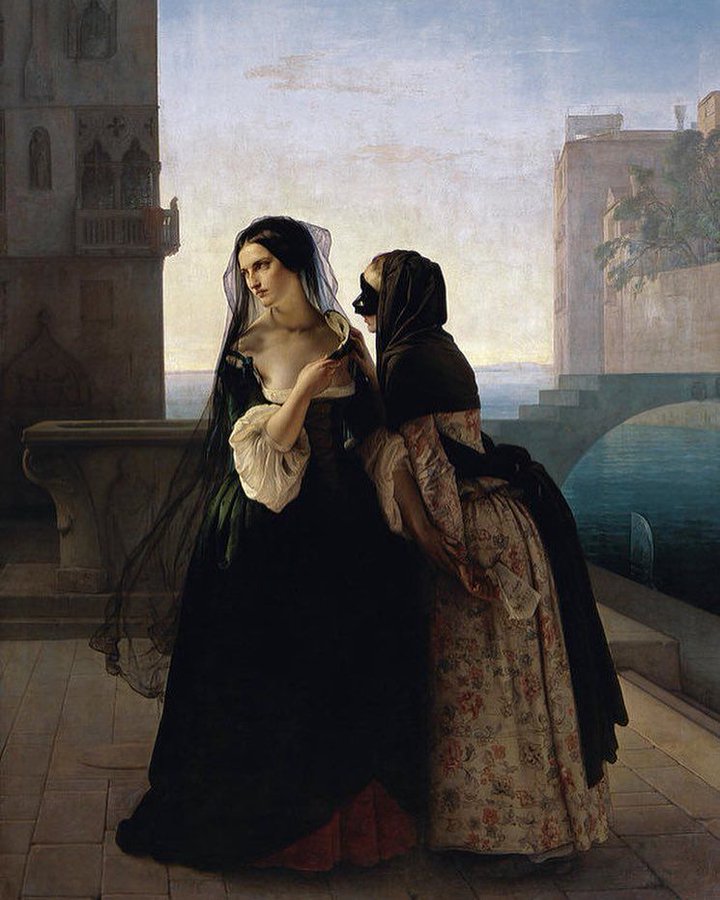 Vengeance is Sworn, by Italian painter Francesco Hayez (1851). Kunstmuseum Liechtenstein.