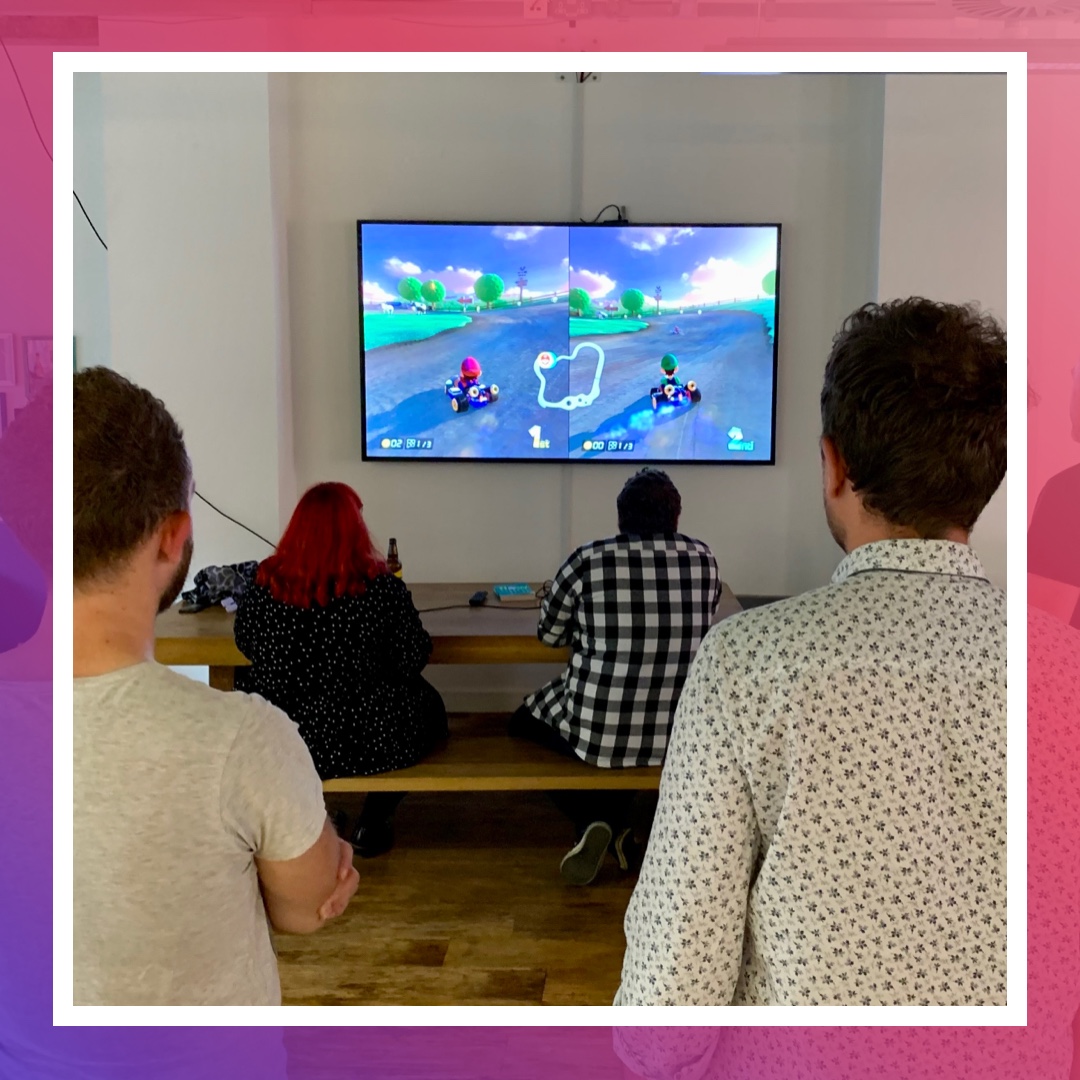 KinessoUK's tweet photo. We collected all our favourite classic video game consoles and had a high score competition! 👾🕹 https://t.co/yNAQZWAT3M
