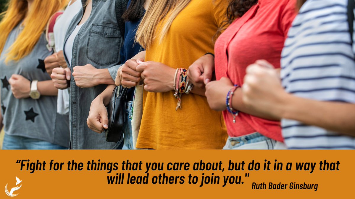 ILCADV's tweet photo. “Fight for the things that you care about, but do it in a way that will lead others to join you."
Ruth Bader Ginsburg
#MondayMotivation #BeTheGood #ICADV https://t.co/2tJWpxSFge