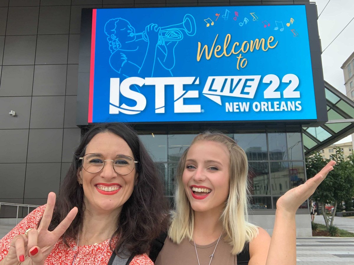 Are you attending #ISTE2022 in New Orleans, USA? Come and meet part of our lovely #GeniallyTeam⚡️ Visit us at Booth # 3121!!! #Genially #events #ISTELive22 #ISTELive2022 #EdTechMonday #edtech 📸 @Conchircabello @CatSpencer21