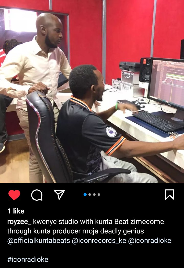 KuntanaKinte's tweet photo. The winner of #TheVault challenge Royzee passed by #IconRecords so we can start on his project. This gon be 🔥🔥🔥🔥 https://t.co/eL9tyK4yyX