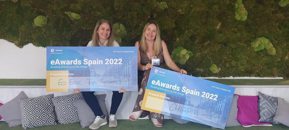 nttdfoundation's tweet photo. 🏆Un sistema de #formación para hablar en público y una #tecnología que economiza combustible en el #transporte, primeros finalistas de los premios #eAwards Spain 2022👏¡Enhorabuena a todos los #emprendedores por sus proyectos tecnológicos que mejoran nuestra calidad de #vida! https://t.co/MW7SeFUD3V