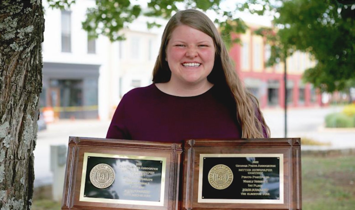 Rose Scoggins, editor of The Elberton Star, is among the Georgia newspaper professionals who were honored through this year's Georgia Press Association Better Newspaper Contest. Scoggins won first place in Photo Portfolio and Sports Photograph for Division E.