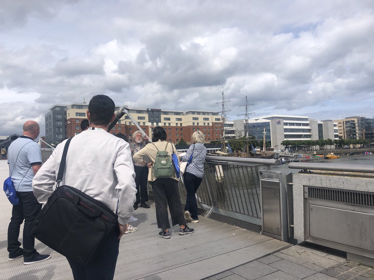 MariaTyn's tweet photo. ⁦@Failte_Ireland⁩ Dublin Experts workshop had a fantastic turn out this morning ⁦@EPICMuseumCHQ⁩ .  Thanks Eoin ⁦@PatLiddys⁩ Walking Tours who took some of us on a lovely Georgian Walking tour https://t.co/0YNo1or7l7