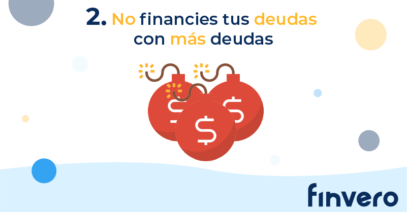 finvero's tweet photo. Deja de endeudarte para solventar otras deudas, a la larga solo perderás tú dinero💵

#deudas https://t.co/dUGLF5nYuc