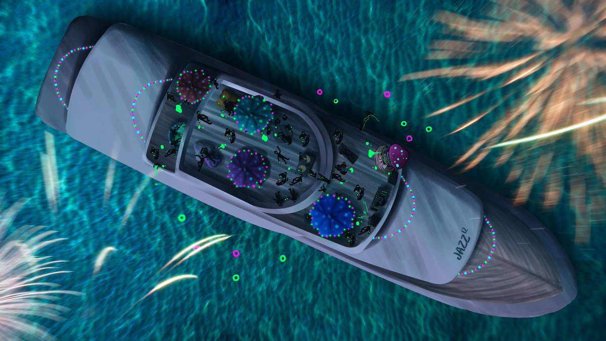 TribalGamesGG's tweet photo. NFT NYC may be over, but we're still dreaming about the yacht party. 

Where should Chorles lead us next, Tribe? 🌀🌀 https://t.co/e8t0rHonbR