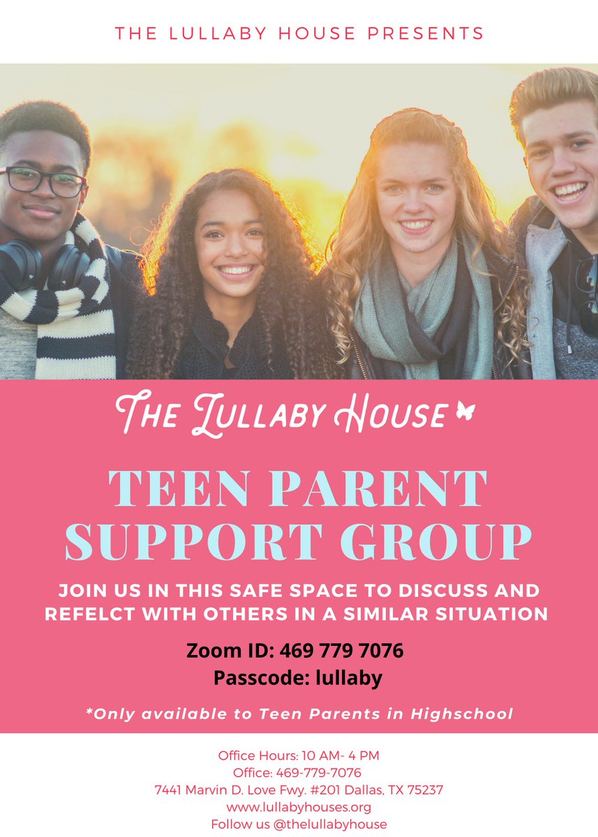 TheLullabyHouse's tweet image. TODAY! #TeenParent #SupportGroup at 6 p.m! #safespace #help #group