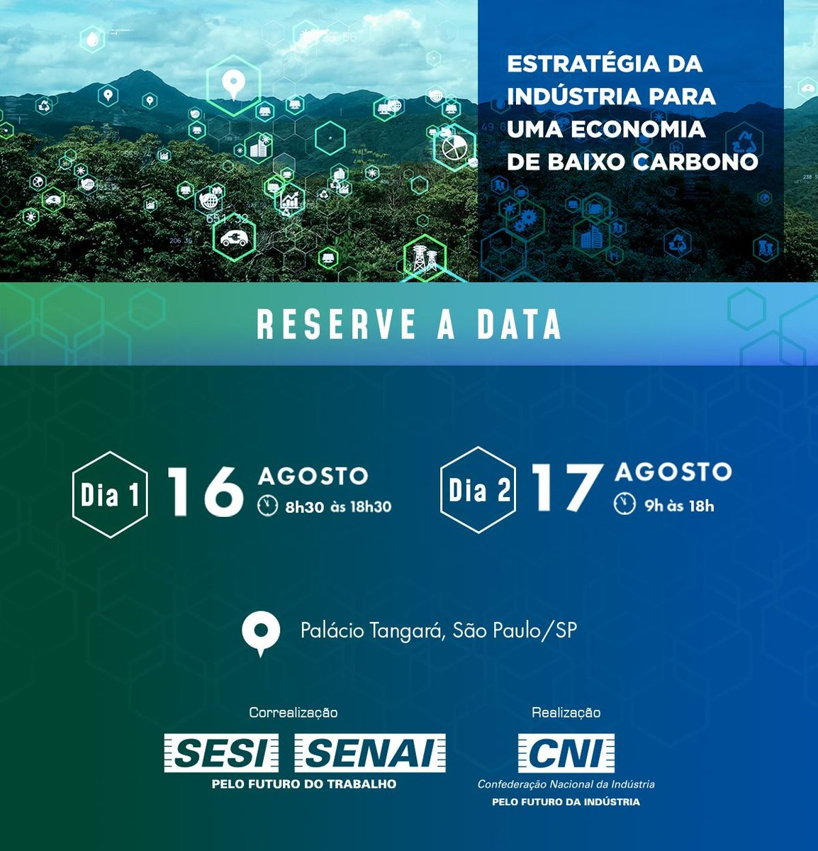 LowCarbonLATAM's tweet photo. #Reserveadata Estratégia da indústria para uma economia de baixo carbono👇🏾👇🏾👇🏾  @ASesisenai  @UEnoBrasil @StephanieHorel https://t.co/BfTvcKtfln