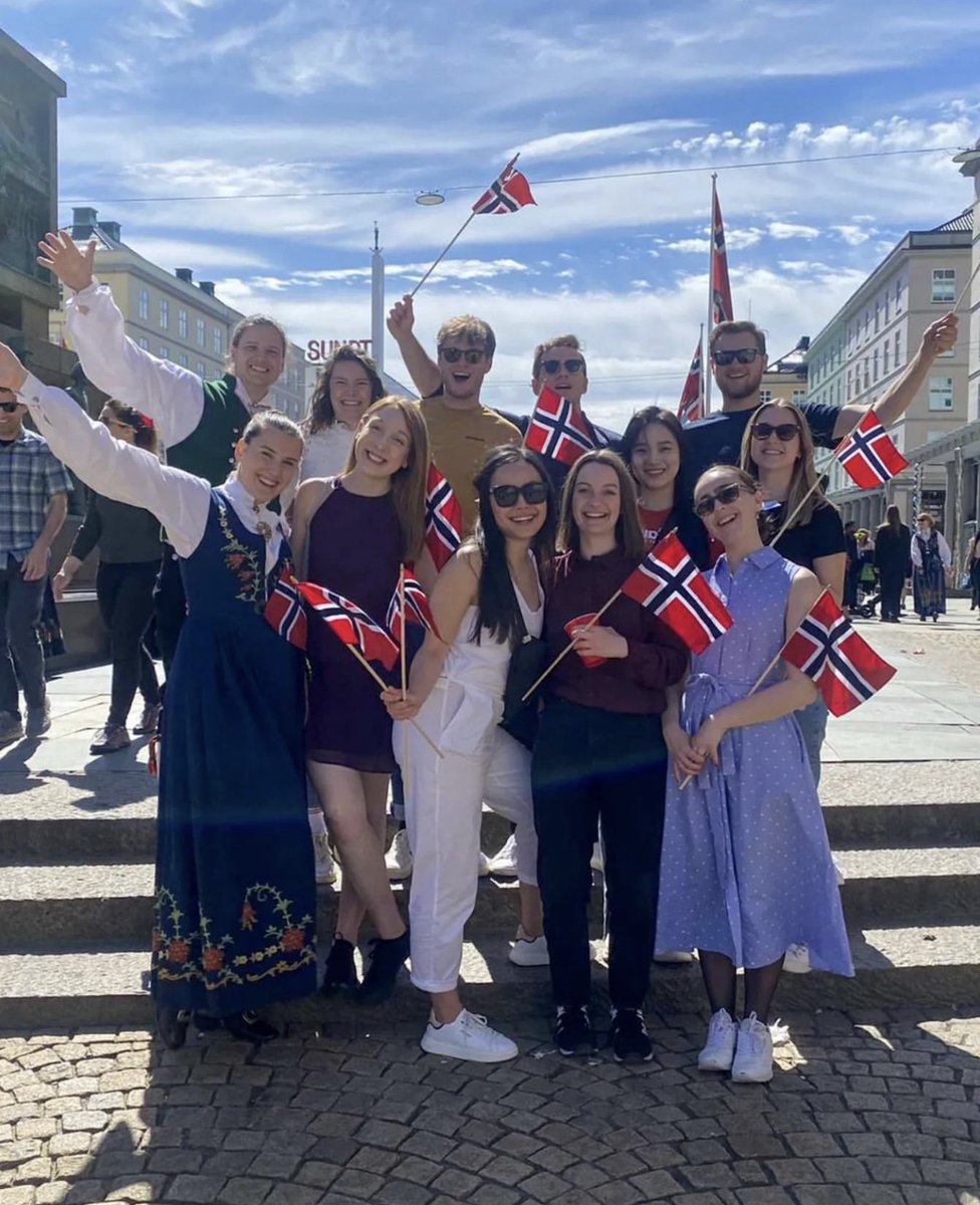 MizzouAbroad's tweet photo. Check out Hannah B.'s latest blog post on Norway's Constitution day where she draws comparisons with our own upcoming independence day! #MizzouAbroad #ThinkOutsideTheClassroom #Norway #StudyAbroad
https://t.co/39WjyxlC2K https://t.co/39p09WBERp