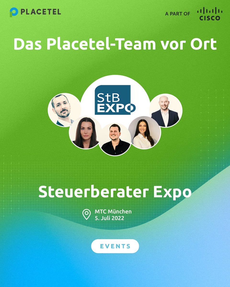 Nachdem wir im März bereits Teil der größten Fachmesse für die digitale Steuerkanzlei in Köln waren, sind wir am 5. Juli auch bei der zweiten Ausgabe in München am Start. 🙌

Besucht uns an unserem Stand 3.39 auf der Steuerberater Expo in München! 
👉 stb-expo.de/startseite.html