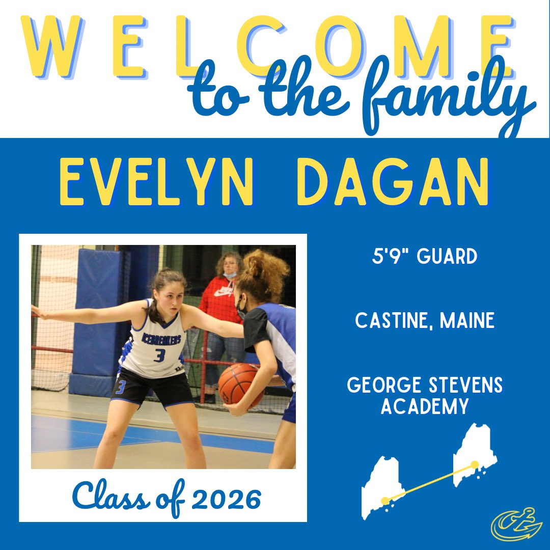 mmawbb's tweet photo. Join us in welcoming our third commitment for the Class of 2026, our very own Evelyn Dagan from Castine, Maine!! ⚓️🏀 We’re super excited to see her in this new role in our program &amp; family! It’s been a long time coming!  #WelcomeToTheFamily💙
#Together #RespectTheAnchor https://t.co/vpiLDvcLMR