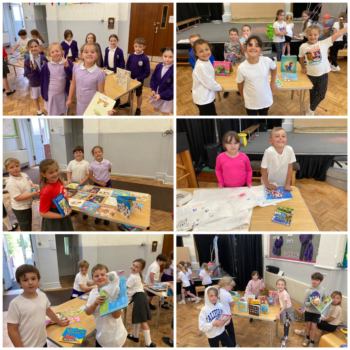 MrAPWilliams1's tweet photo. Paratoi y neuadd go gyfer ein Ffair Lyfrau i flwyddyn 2 .@MrsLWeighell3 #trefnu #cyffro https://t.co/M0AO4avaaD