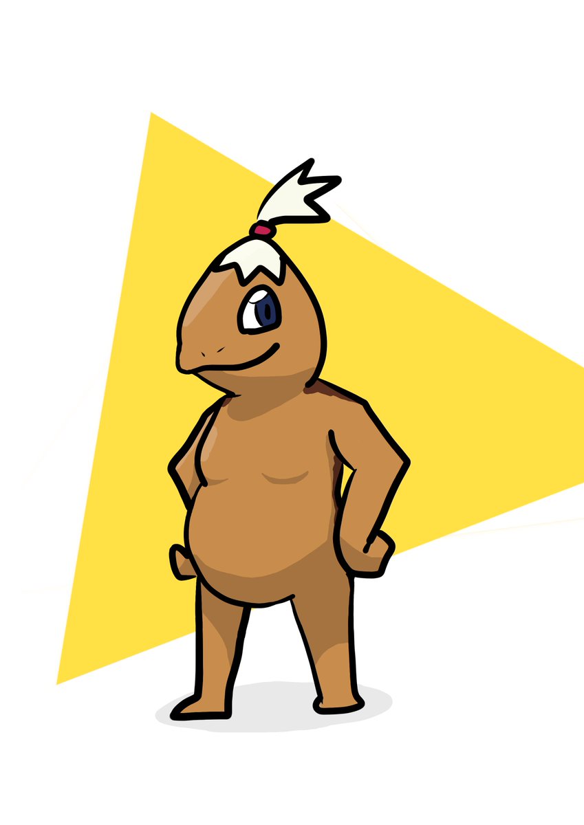 Based on the Gorons, here's the rock/fighting type Hylian Machop! #LegendofZelda #Machop #Goron #HyruleRegion